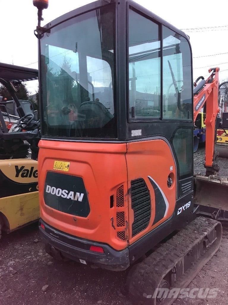 Doosan DX 19 Mini ekskavatoriai < 7 t