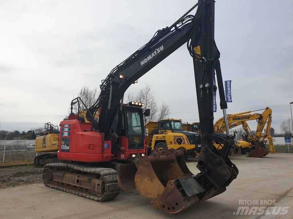 Komatsu PC138US-11 Vikšriniai ekskavatoriai