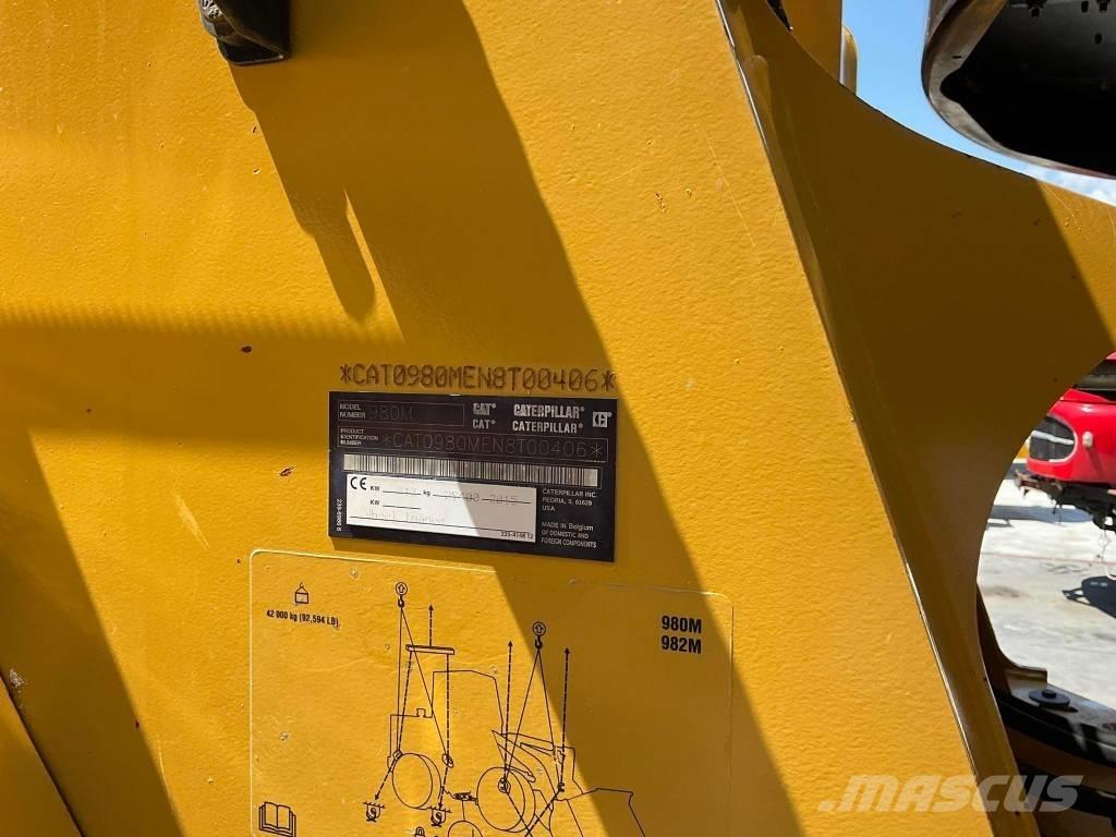 CAT 980M Naudoti ratiniai krautuvai
