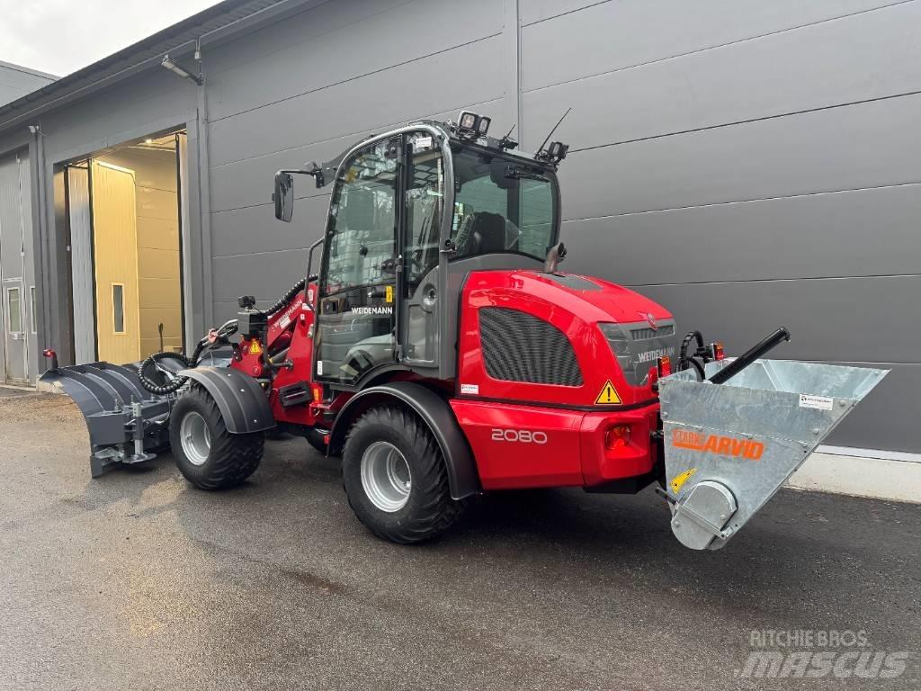 Weidemann 2080 Naudoti ratiniai krautuvai