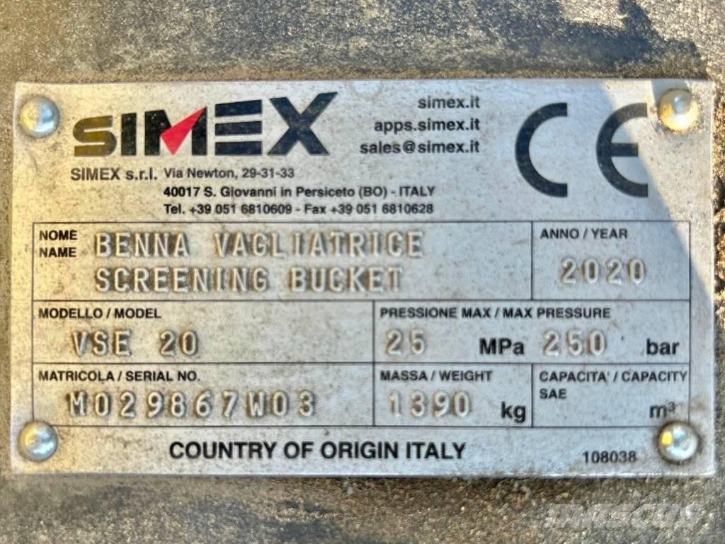 Simex VSE20 Atrinkimo kaušai