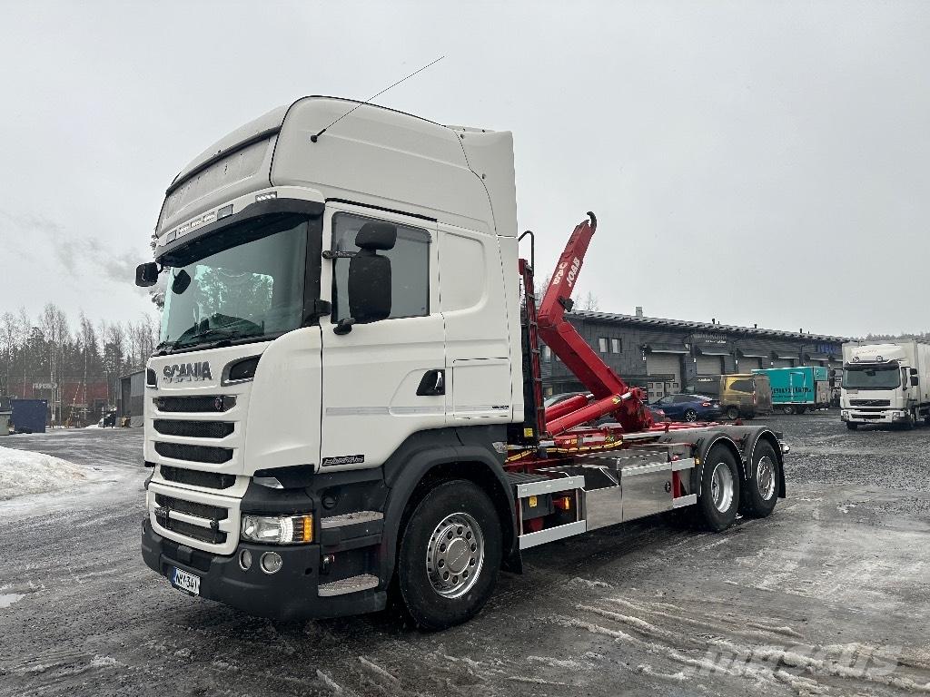 Scania R520 6x2*4 Sunkvežimiai su keliamuoju kabliu
