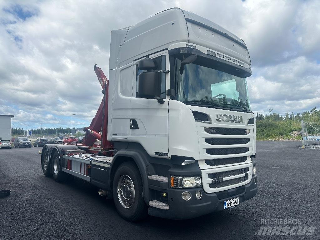 Scania R520 6x2*4 Sunkvežimiai su keliamuoju kabliu