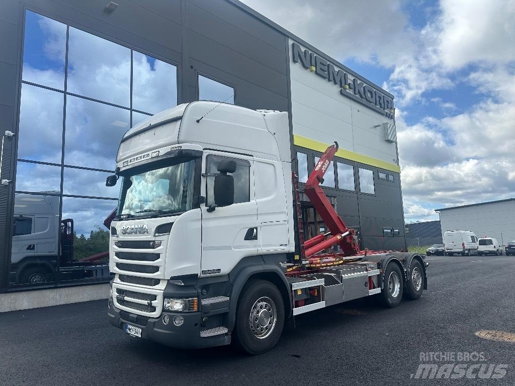Scania R520 6x2*4 Sunkvežimiai su keliamuoju kabliu