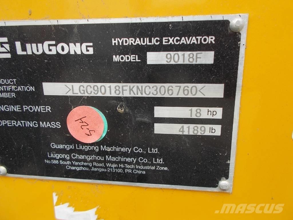 LiuGong 9018 F Mini ekskavatoriai < 7 t