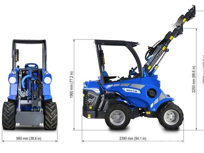 Multione 5.2 K Krautuvai su šoniniu pasukimu