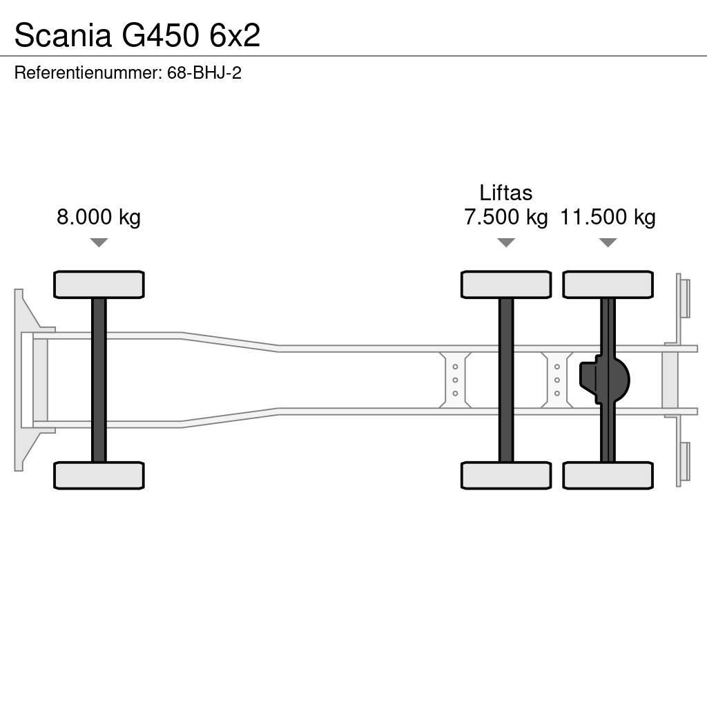 Scania G450 6x2 Važiuoklė su kabina