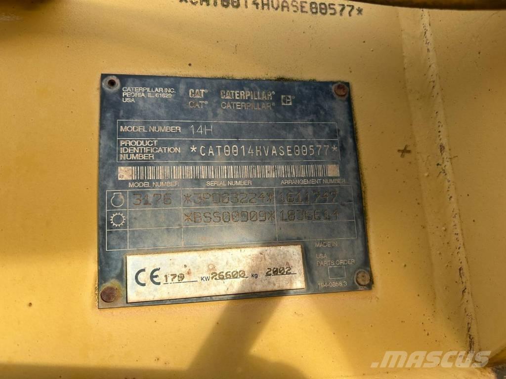 CAT 14 H VHP Greideriai