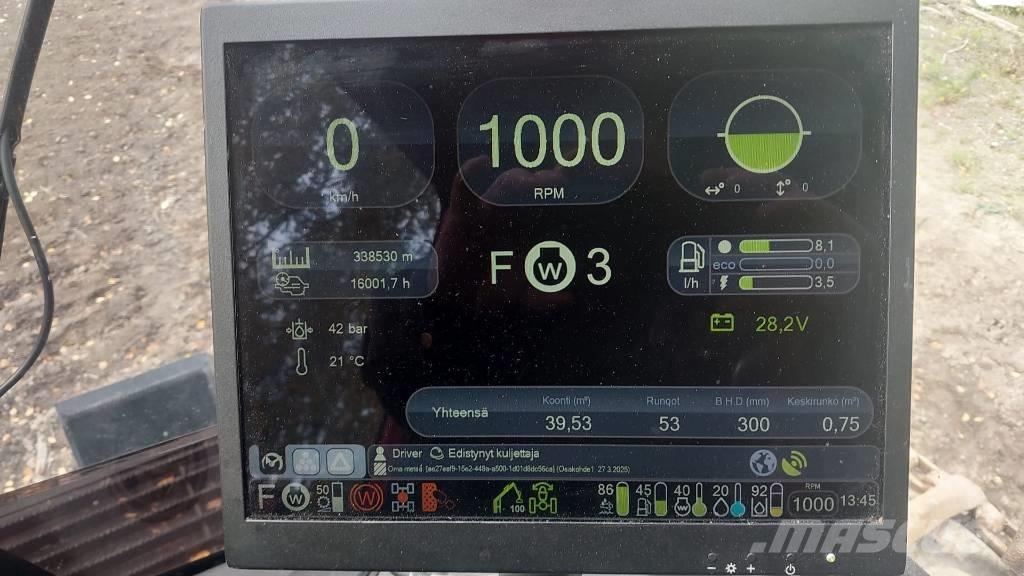 Komatsu 901 Miško technika (Harvesteriai)