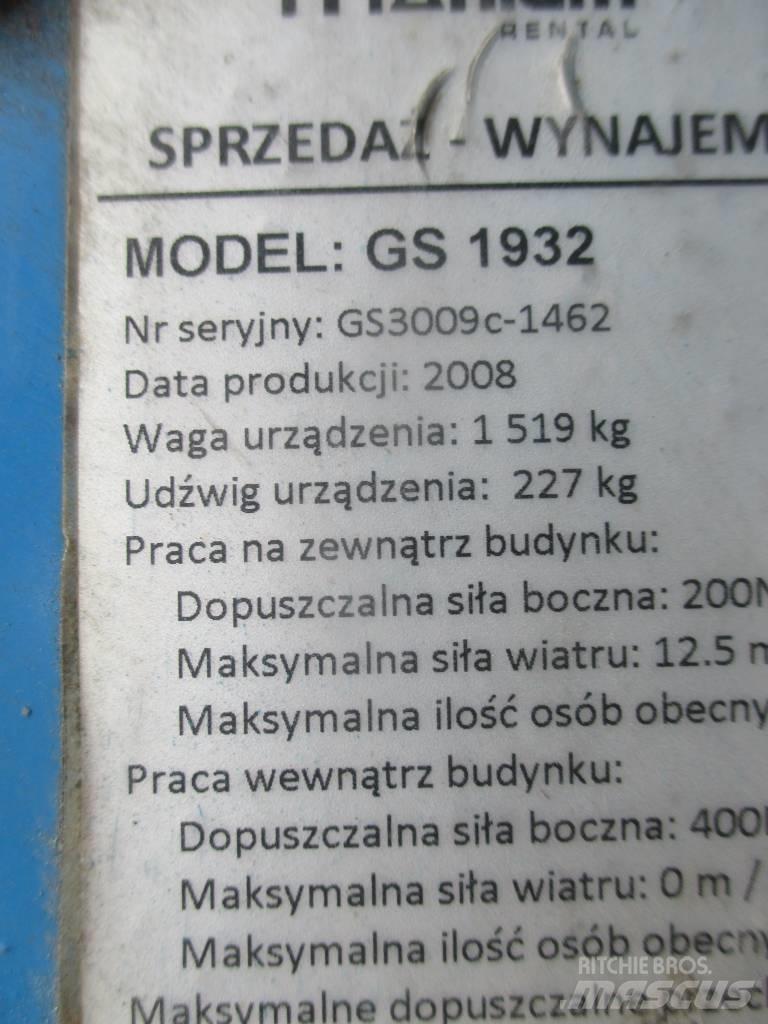Genie GS 1932 Žirkliniai keltuvai
