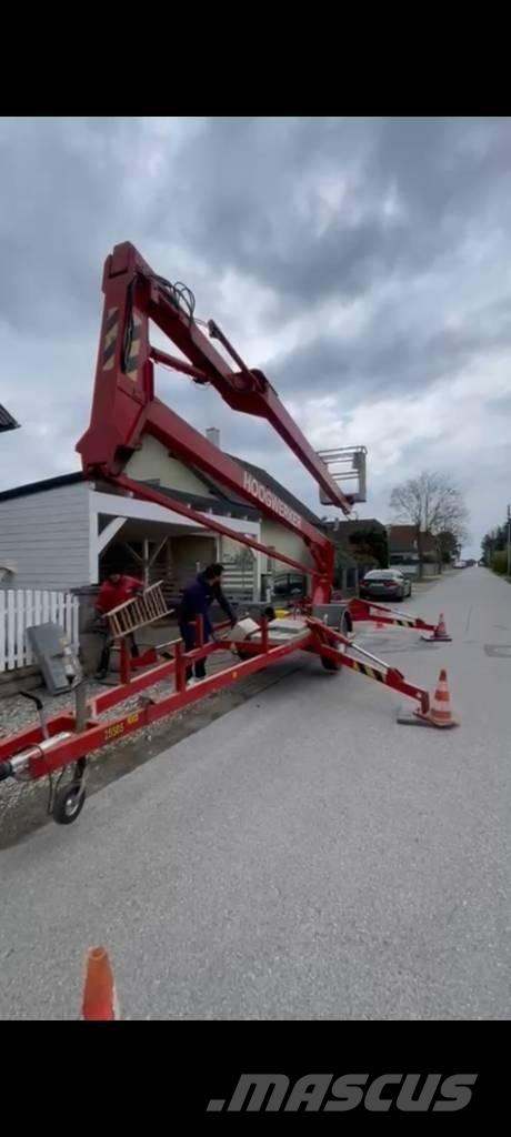 Sky High 1800 Ant priekabų montuojamos kėlimo platformos