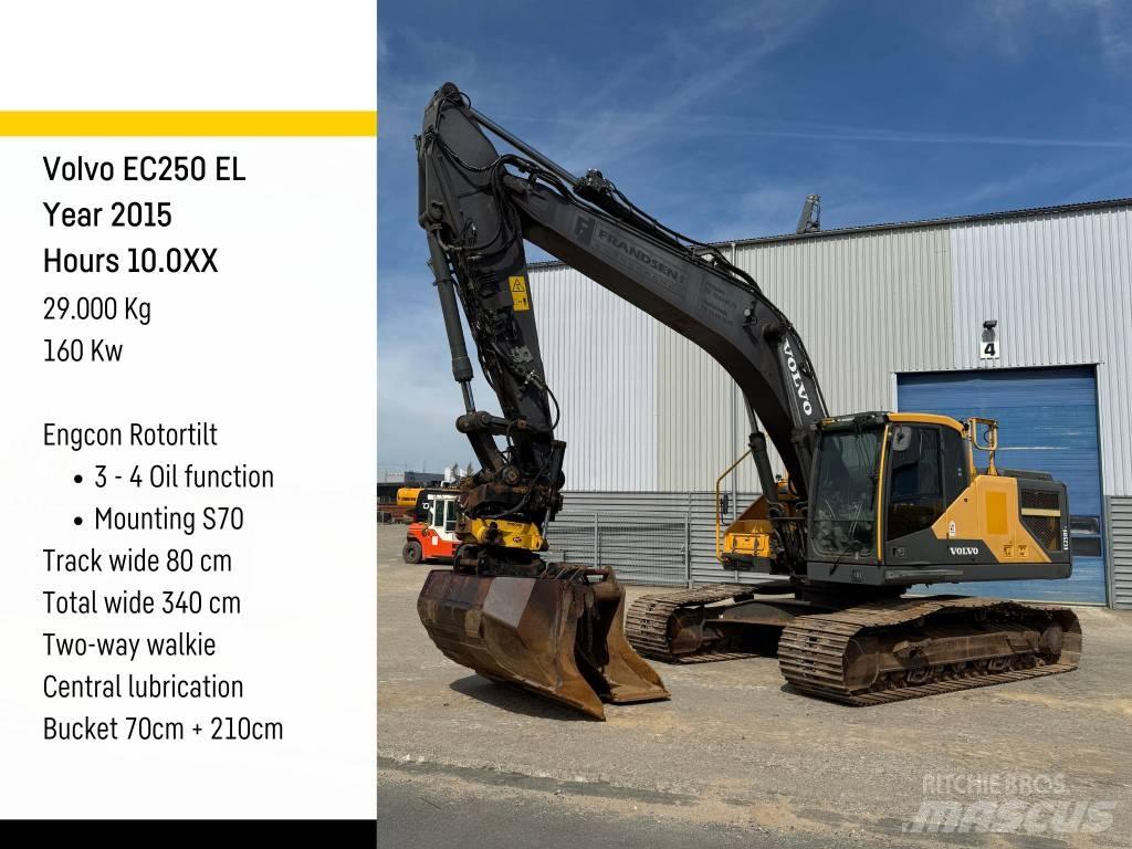 Volvo EC 250 EL Vikšriniai ekskavatoriai