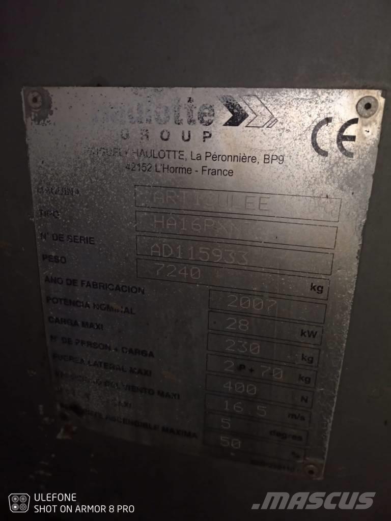 Haulotte HA 16 PX NT Alkūniniai keltuvai