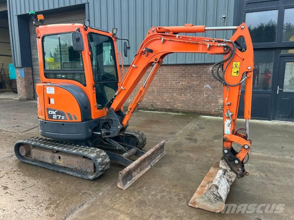 Doosan DX 27 Z Mini ekskavatoriai < 7 t