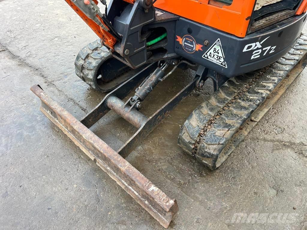 Doosan DX 27 Z Mini ekskavatoriai < 7 t