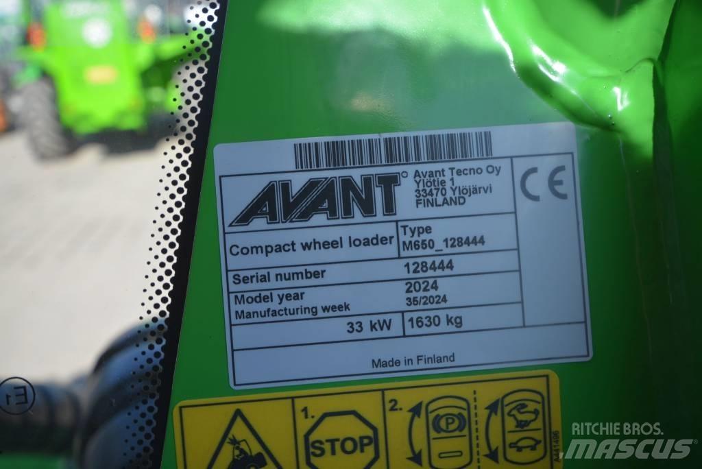 Avant 650 i Mini krautuvai