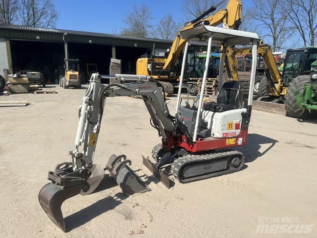 Takeuchi TB108 Mini ekskavatoriai < 7 t