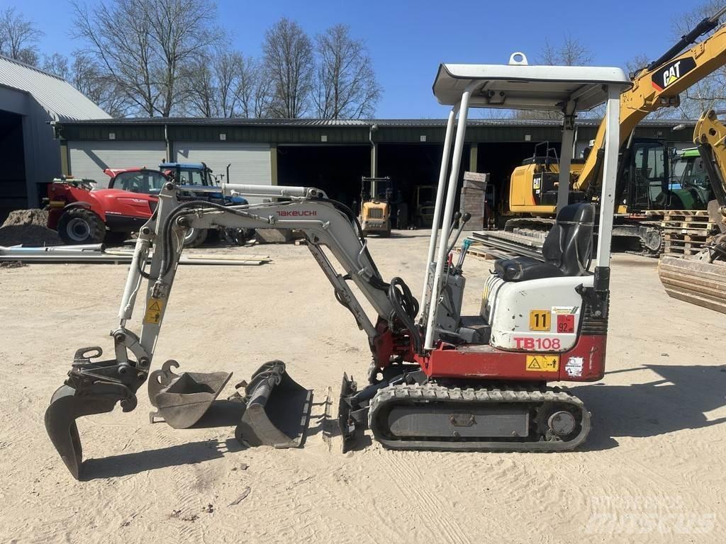Takeuchi TB108 Mini ekskavatoriai < 7 t