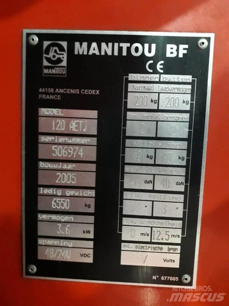 Manitou 120 AETJ Alkūniniai keltuvai