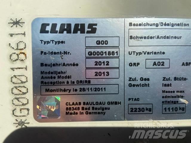 CLAAS Liner 1650 Pradalges formuojantys padargai