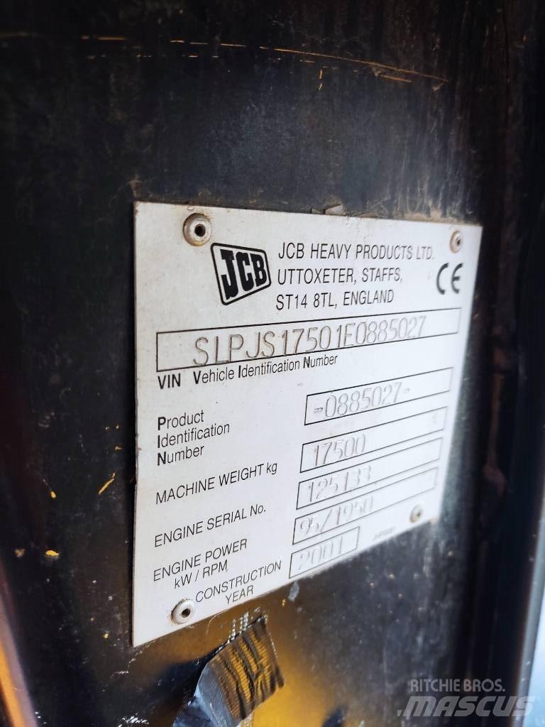 JCB JS 175 W Ratiniai ekskavatoriai