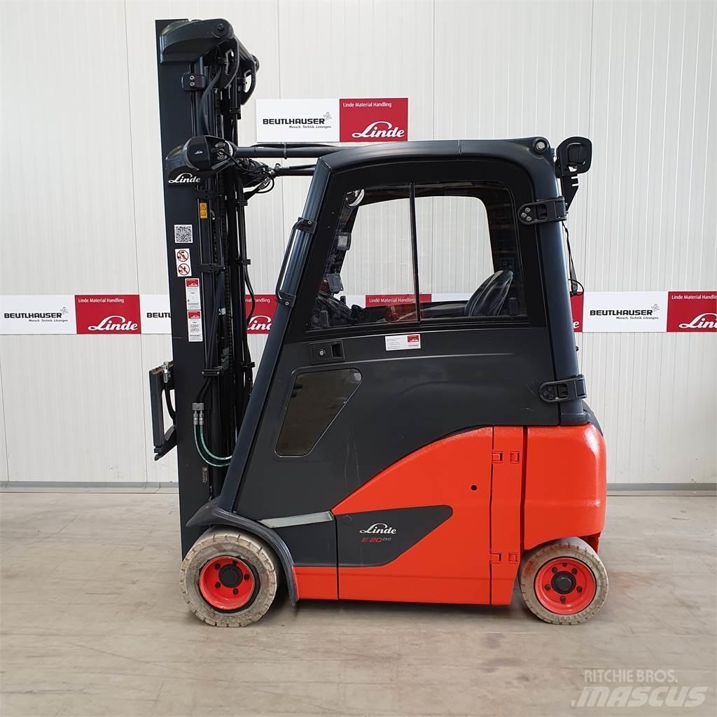 Linde E20PH Elektriniai šakiniai krautuvai