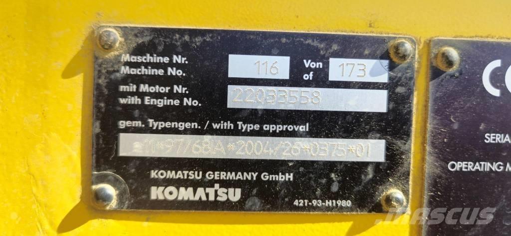 Komatsu PW 180-7EO Ratiniai ekskavatoriai