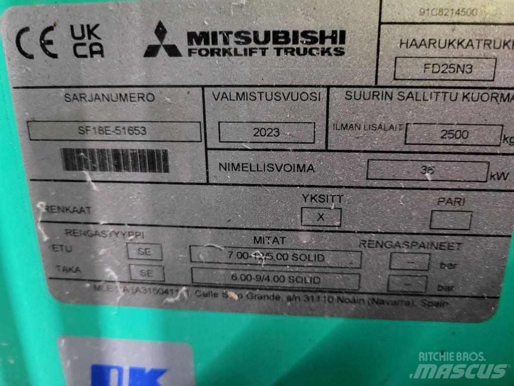Mitsubishi FD25N3 Dyzeliniai krautuvai