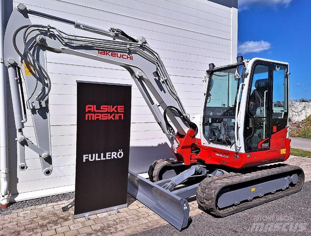 Takeuchi TB260 Mini ekskavatoriai < 7 t