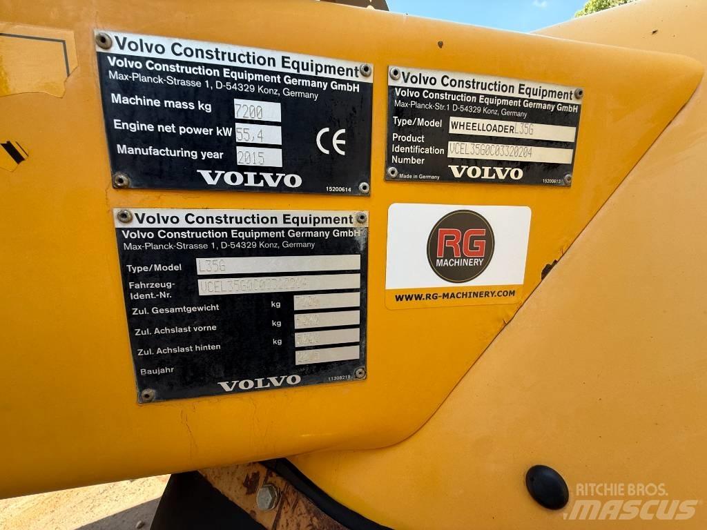 Volvo L 35 G Naudoti ratiniai krautuvai