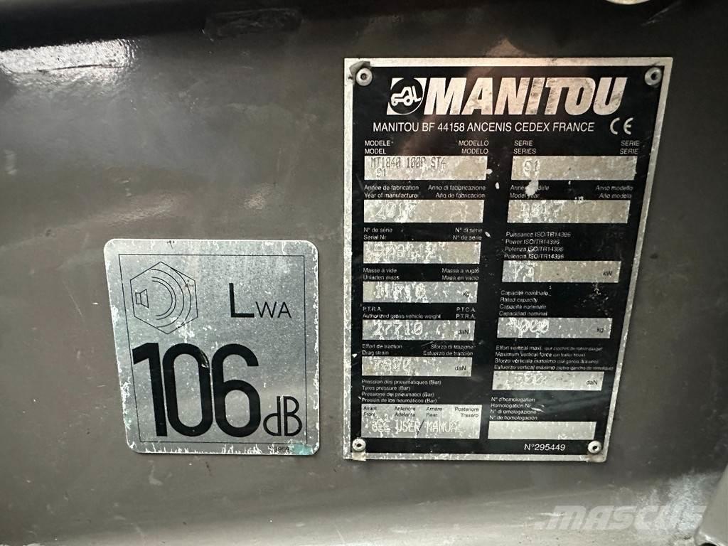 Manitou MT 1840 Teleskopiniai krautuvai