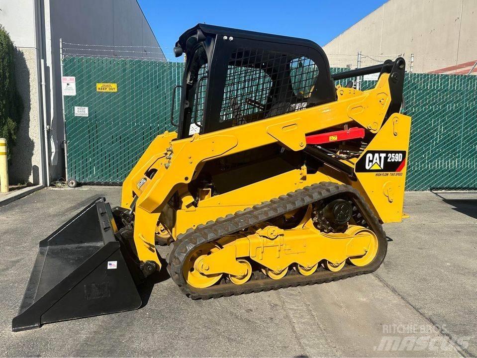 CAT 259 D Krautuvai su šoniniu pasukimu