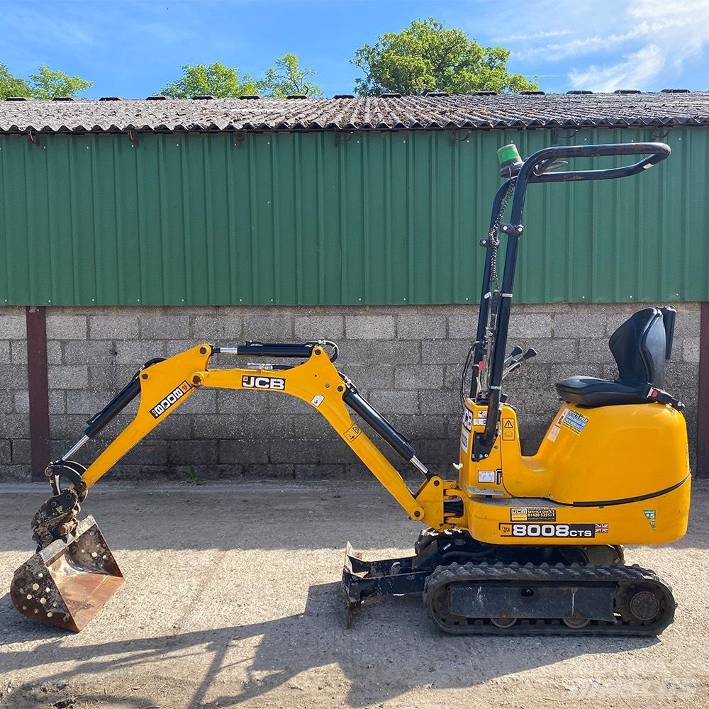 JCB 8008 Mini ekskavatoriai < 7 t