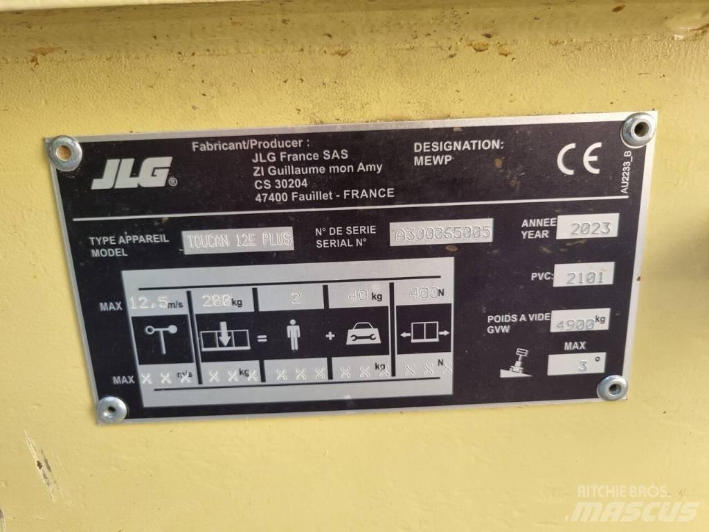 JLG Toucan 12 E Plus Alkūniniai keltuvai