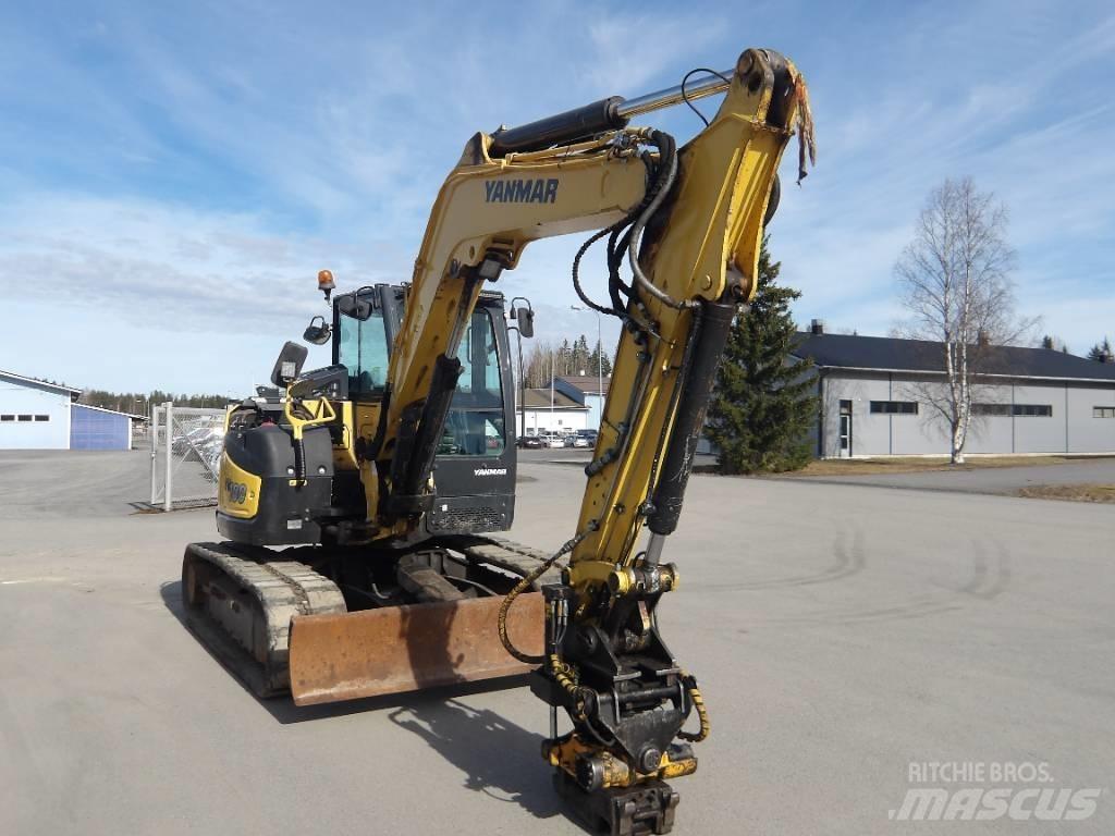 Yanmar SV 100 Vidutinės galios ekskavatoriai 7-12 t