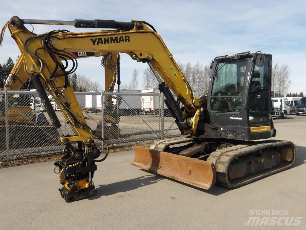 Yanmar SV 100 Vidutinės galios ekskavatoriai 7-12 t