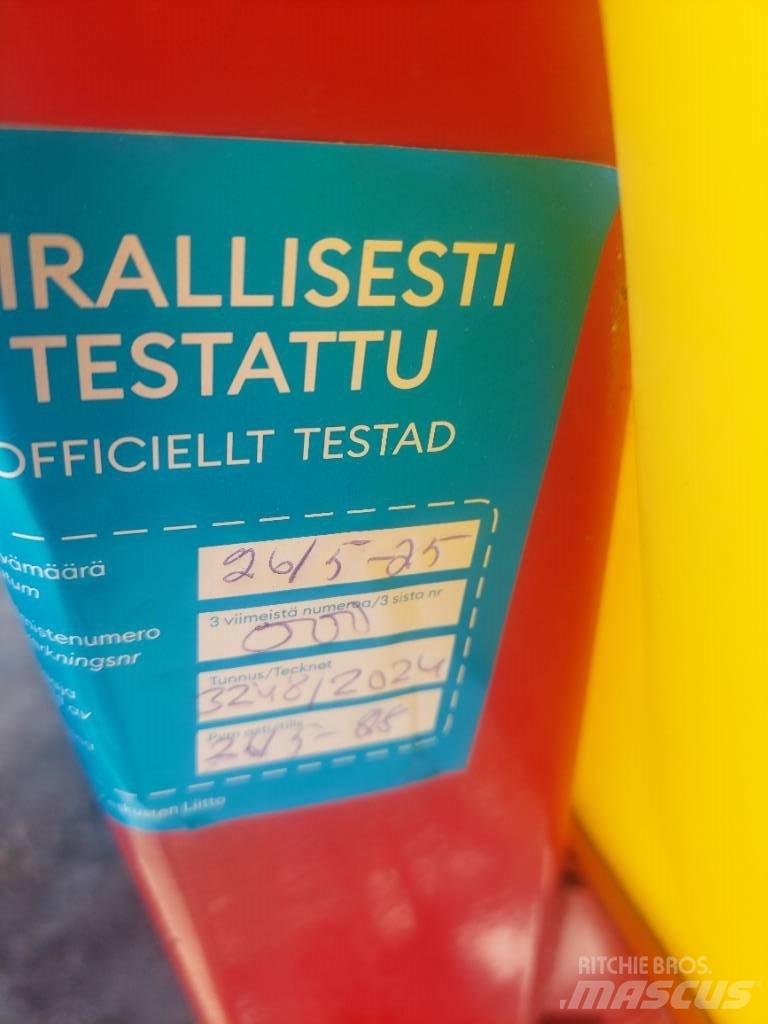Kasi 3/1000 Įmontuoti purkštuvai