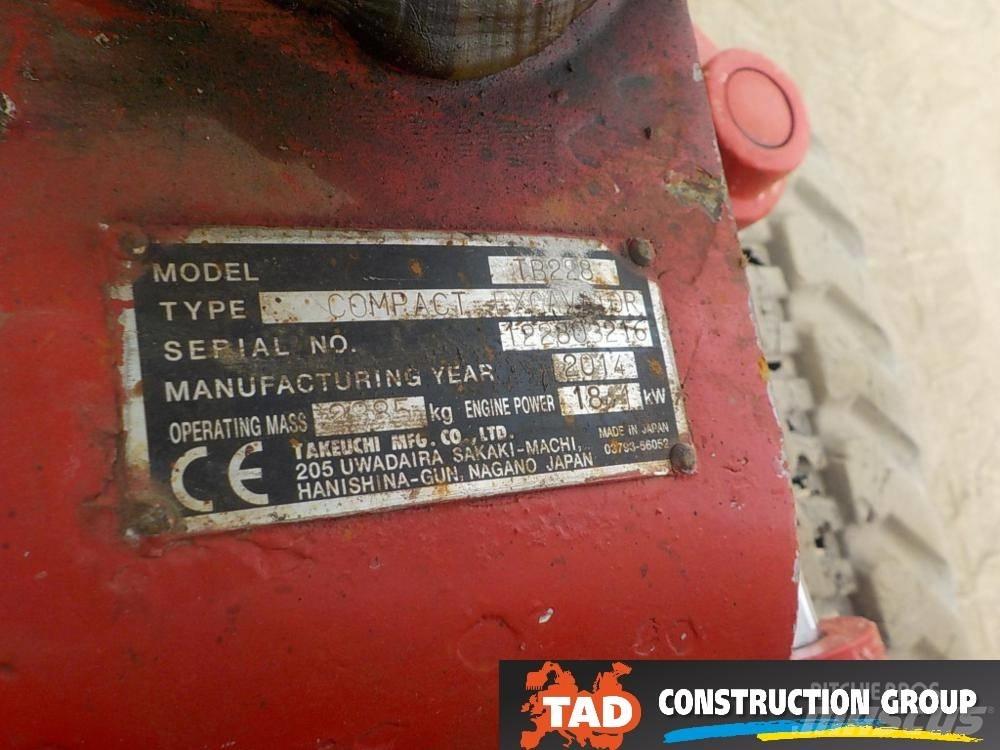 Takeuchi TB228 Mini ekskavatoriai < 7 t