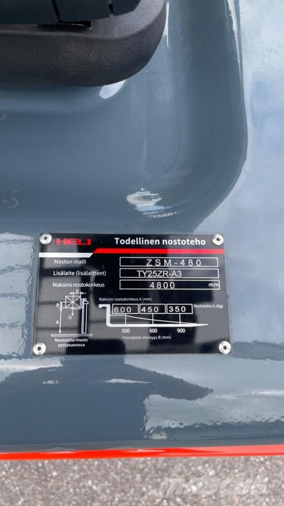 Heli CPD20SQ-GE2LI Elektriniai šakiniai krautuvai