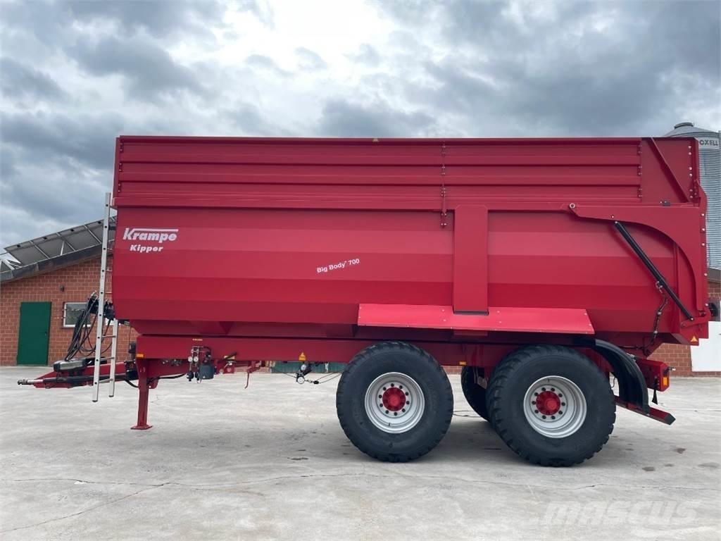 Krampe BigBody 700 Ryšulių priekabos