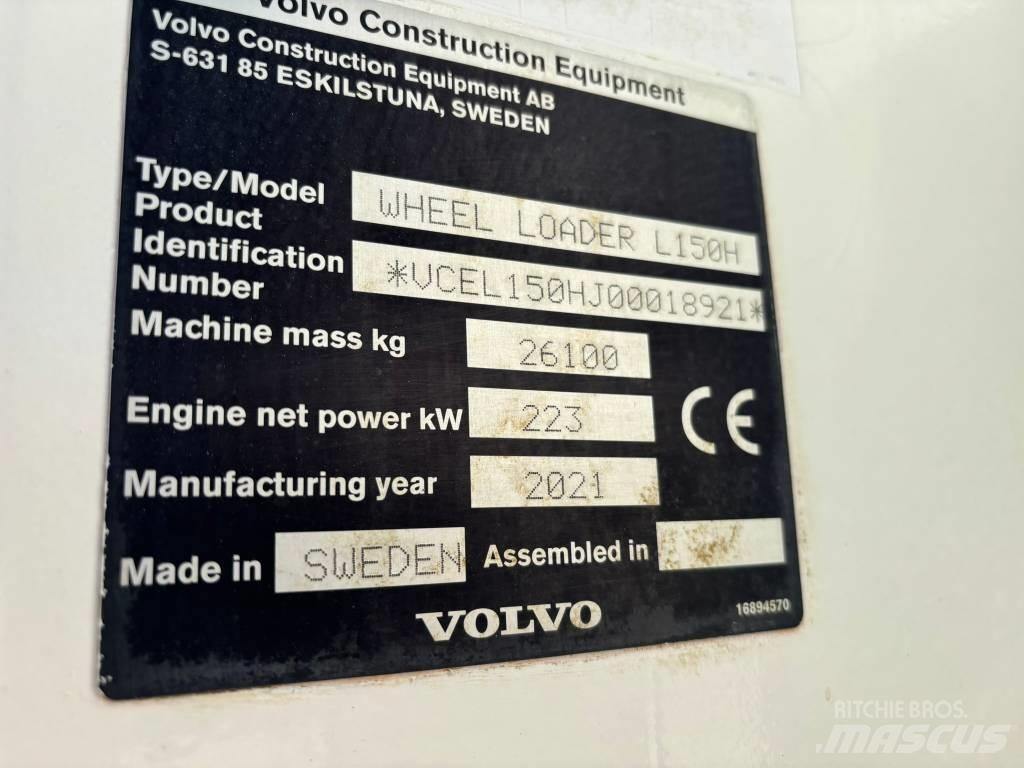 Volvo Radlader L150H Naudoti ratiniai krautuvai