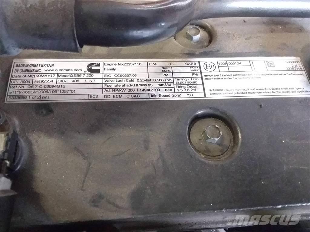 Cummins QSB6.7 Varikliai