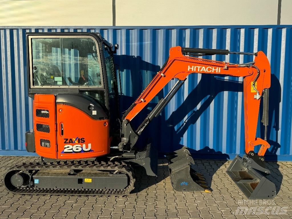 Hitachi ZX 26 U-6 Mini ekskavatoriai < 7 t
