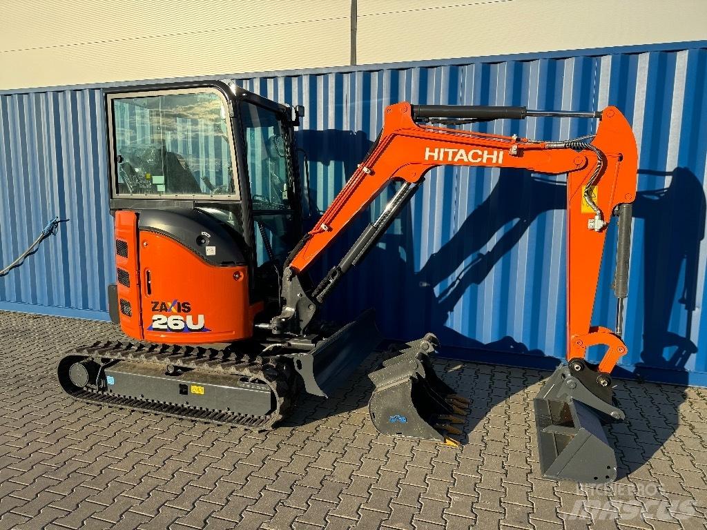 Hitachi ZX 26 U-6 Mini ekskavatoriai < 7 t