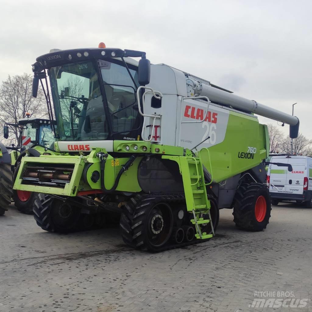 CLAAS Lexion 760 TT Derliaus nuėmimo kombainai
