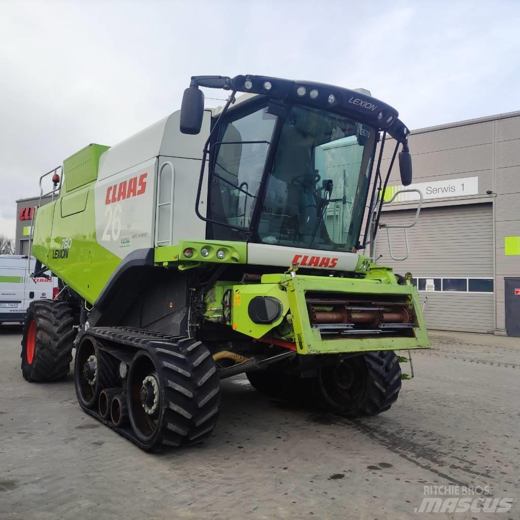 CLAAS Lexion 760 TT Derliaus nuėmimo kombainai