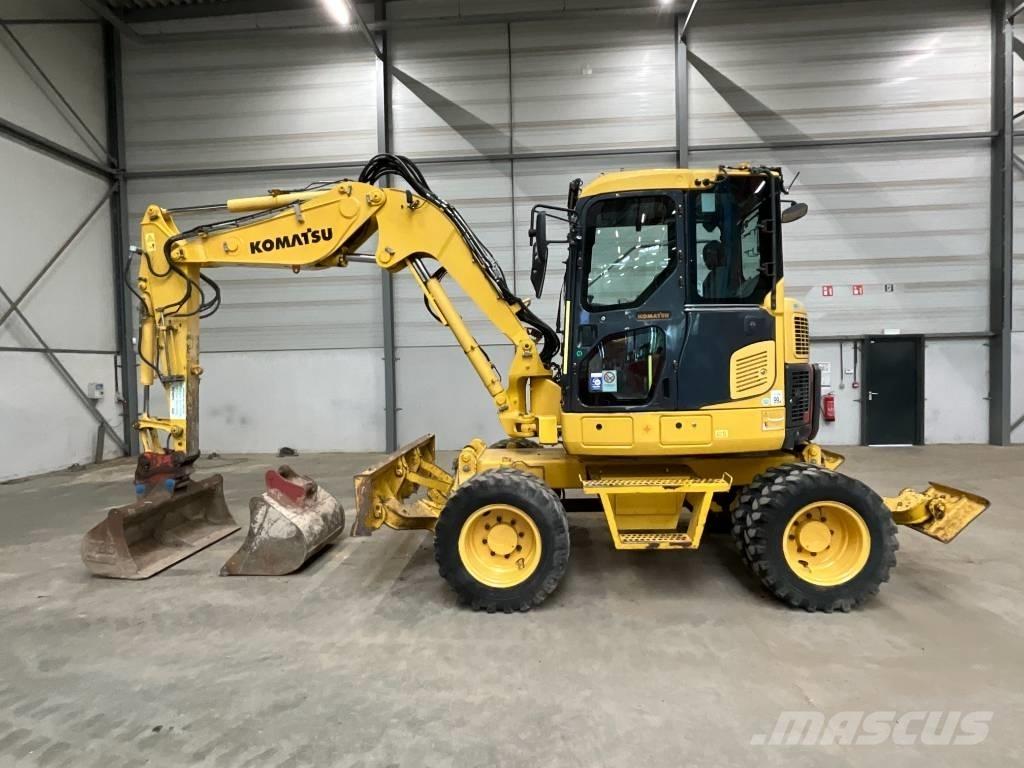 Komatsu PW 98 MR-8 Ratiniai ekskavatoriai