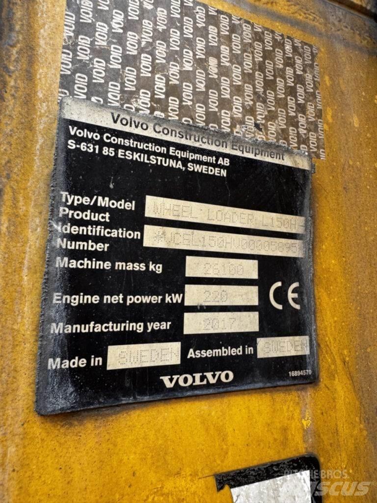 Volvo L150H Naudoti ratiniai krautuvai