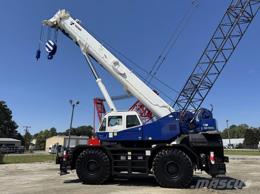 Tadano GR-750XL-3 Neapdoroto reljefo kranai