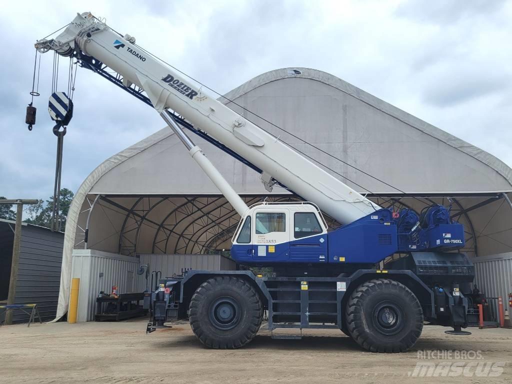 Tadano GR-750XL-3 Neapdoroto reljefo kranai